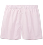 Emma Willis - Cotton Oxford Boxer Shorts - Pink