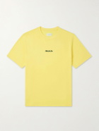 Aimé Leon Dore - Logo-Embroidered Cotton-Jersey T-Shirt - Yellow