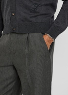 Jacquemus Le Pantalon Croisiere Straight-leg Cotton Trousers Dark Grey