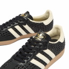 Adidas Women's Samba Og W Sneaker in Core Black/Cream White/Gold Met