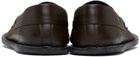 Moschino Brown Desert College Loafers