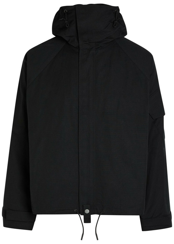 Photo: Cole Buxton Hooded Cotton-blend Jacket Black