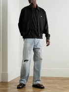CELINE - Logo-Print Cotton-Jersey T-Shirt - Black