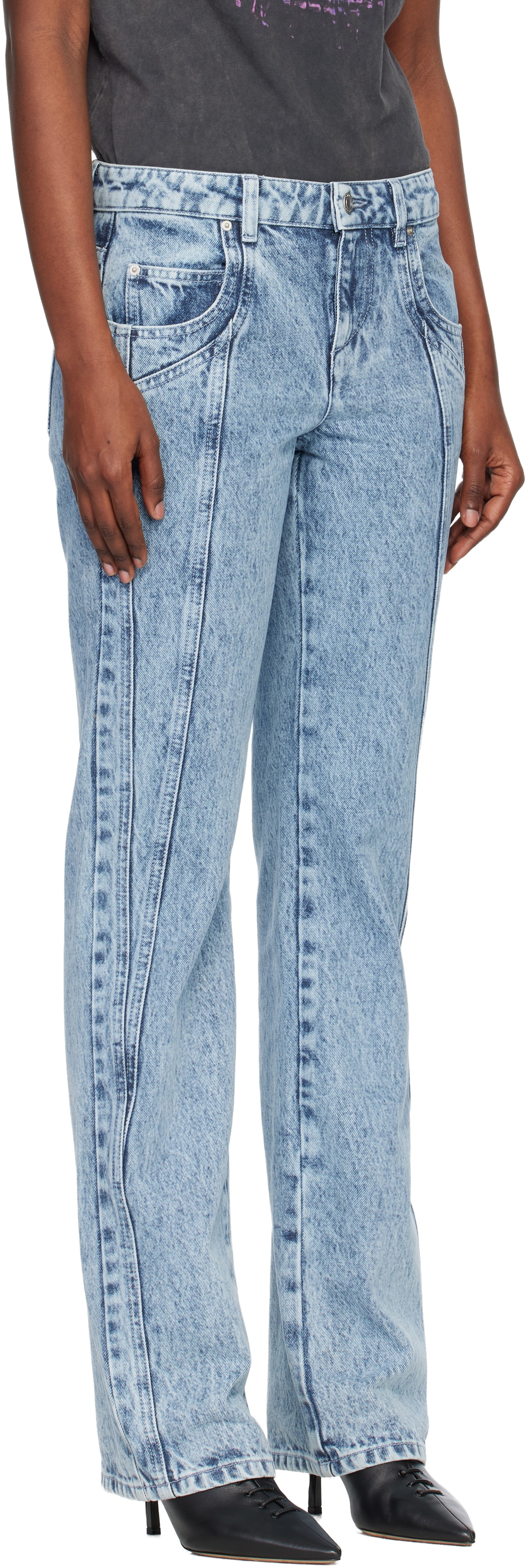 Isabel Marant Etoile Blue Jaylis Jeans