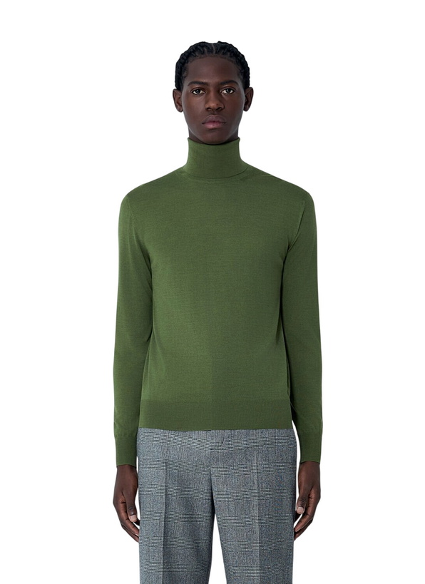 Photo: Saint Laurent Fine Knit Turtleneck Sweater