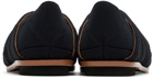 132 5. ISSEY MIYAKE Black Tatami Loafers
