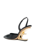 FENDI - Fendi First Leather Slingback Pumps