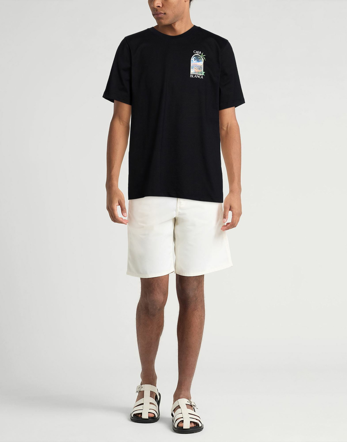 Casablanca Mens T-shirt in Black