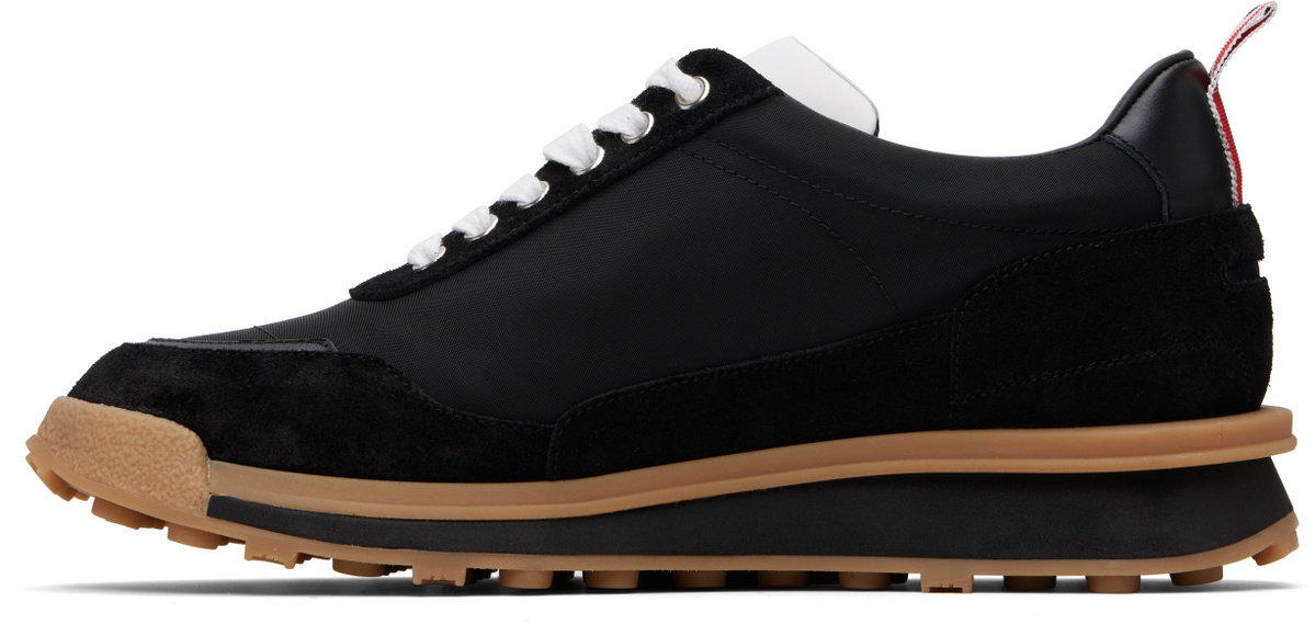 Thom Browne Black Tech Nylon Alumni Sneakers