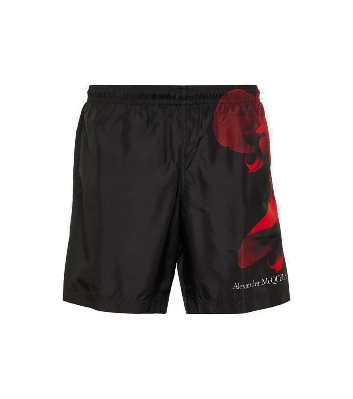 Photo: Alexander McQueen Printed swim shorts