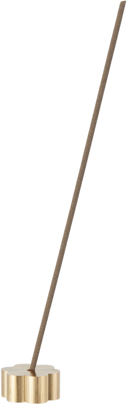 Binu Binu Brass Flower Incense Holder