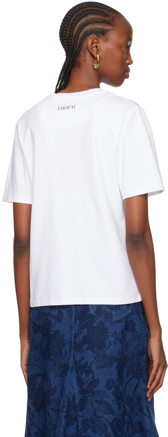 Erdem White Printed T-Shirt