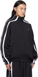 VETEMENTS Black & White Oval Logo Gym Jacket
