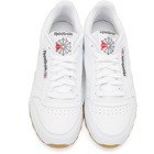 Reebok Classics White CL Leather Sneakers