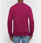 Albam - Loopback Cotton-Jersey Sweatshirt - Plum