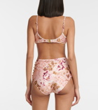 Zimmermann - Rosa balconette bikini top