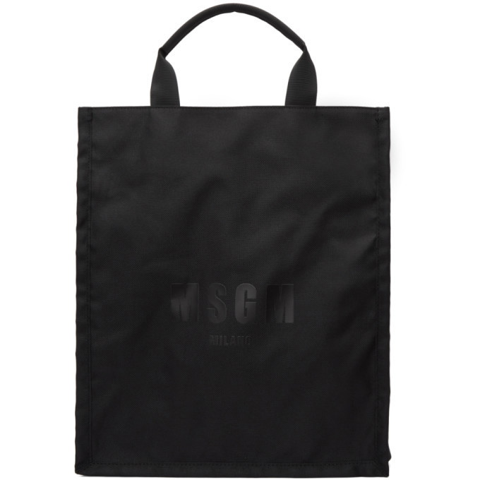 Photo: MSGM Black Logo Tote