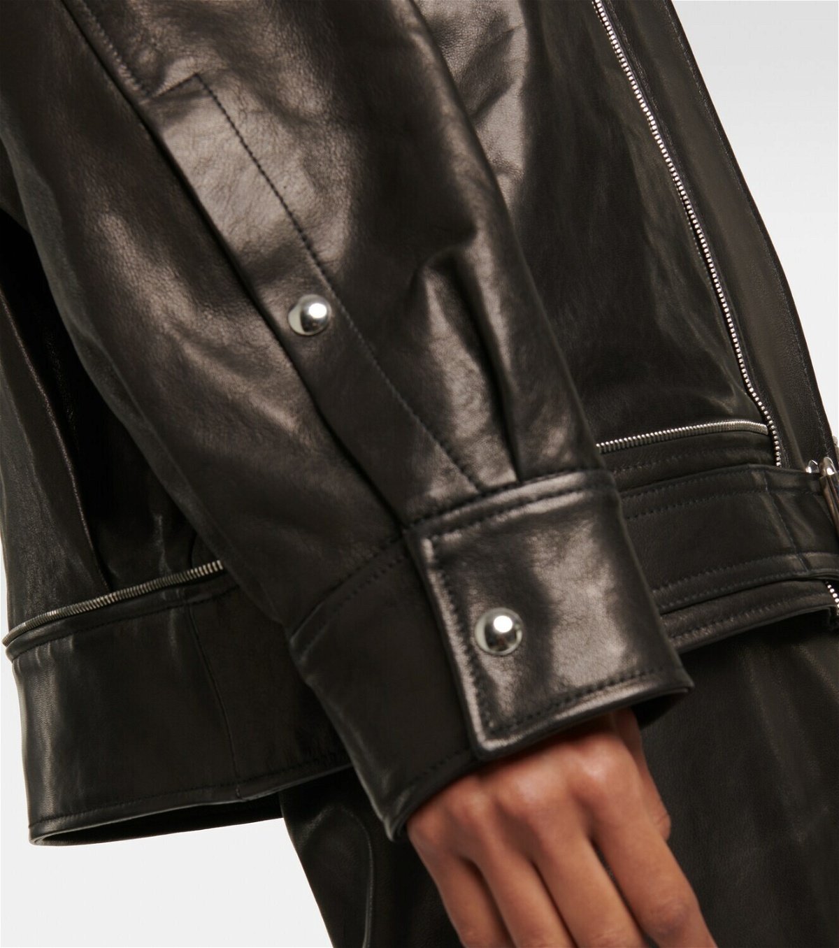 Khaite Herman leather jacket Khaite