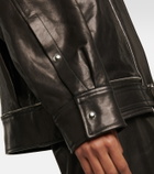 Khaite Herman leather jacket