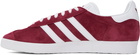 adidas Originals Burgundy Gazelle Sneakers