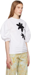 Erdem White Gemma T-Shirt