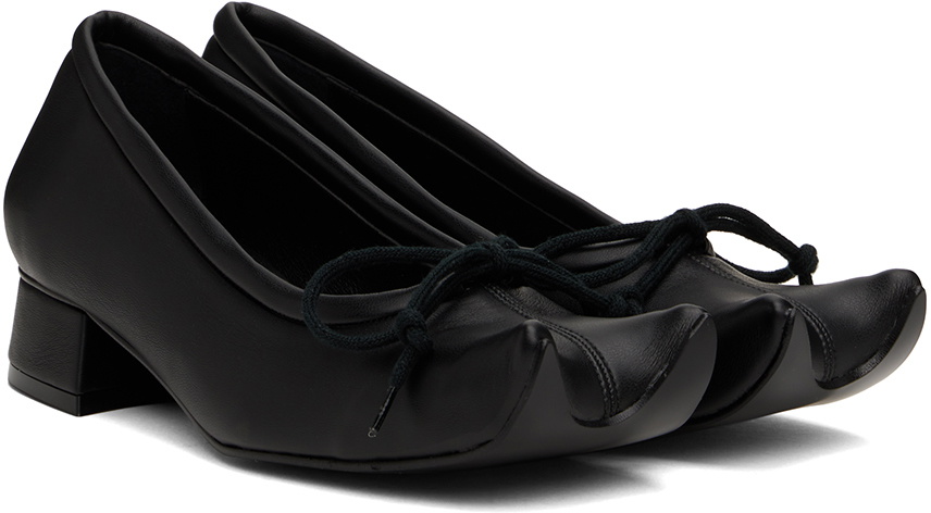 Paula Canovas Del Vas Black Diablo Ballerina Flats Paula