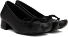 Paula Canovas Del Vas Black Diablo Ballerina Flats