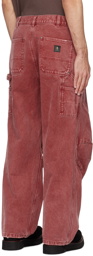 R13 Pink Glen Carpenter Trousers