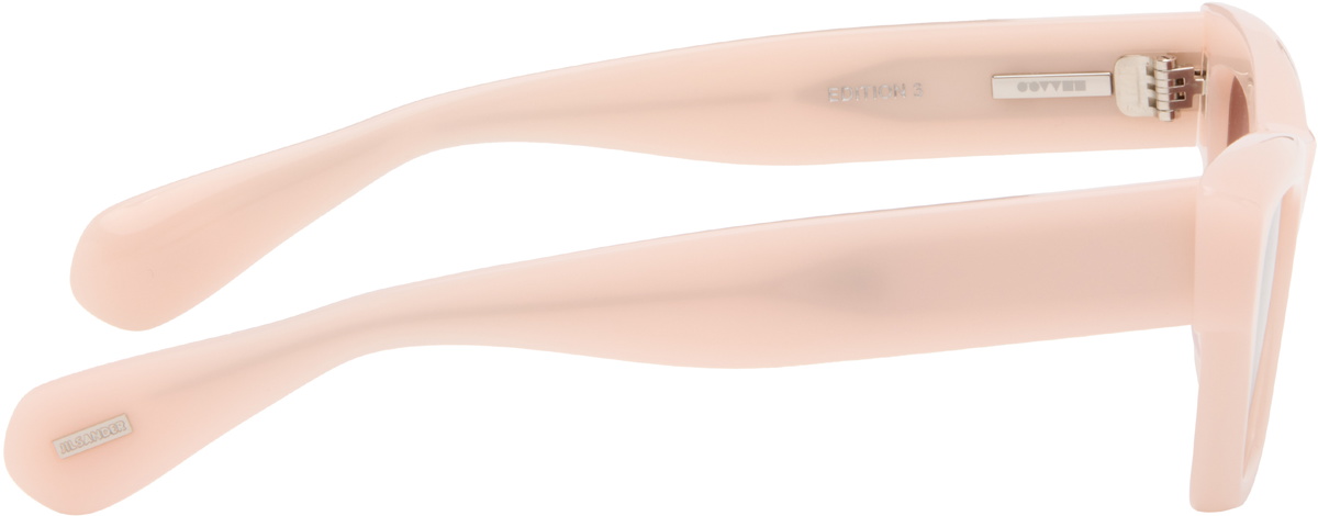 Jil Sander Pink Oliver Peoples 'Edition 3' Cat Eye Sunglasses