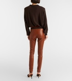 Stouls Carolyn leather slim pants