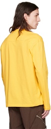 Jacquemus Yellow ' Le T-Shirt Manches Longues' T-Shirt