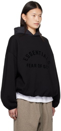 Fear of God ESSENTIALS Black Bonded Hoodie