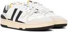 Lanvin White & Black Clay Sneakers