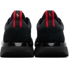 Polo Ralph Lauren Black Train 89 Suede & Oxford Sneakers