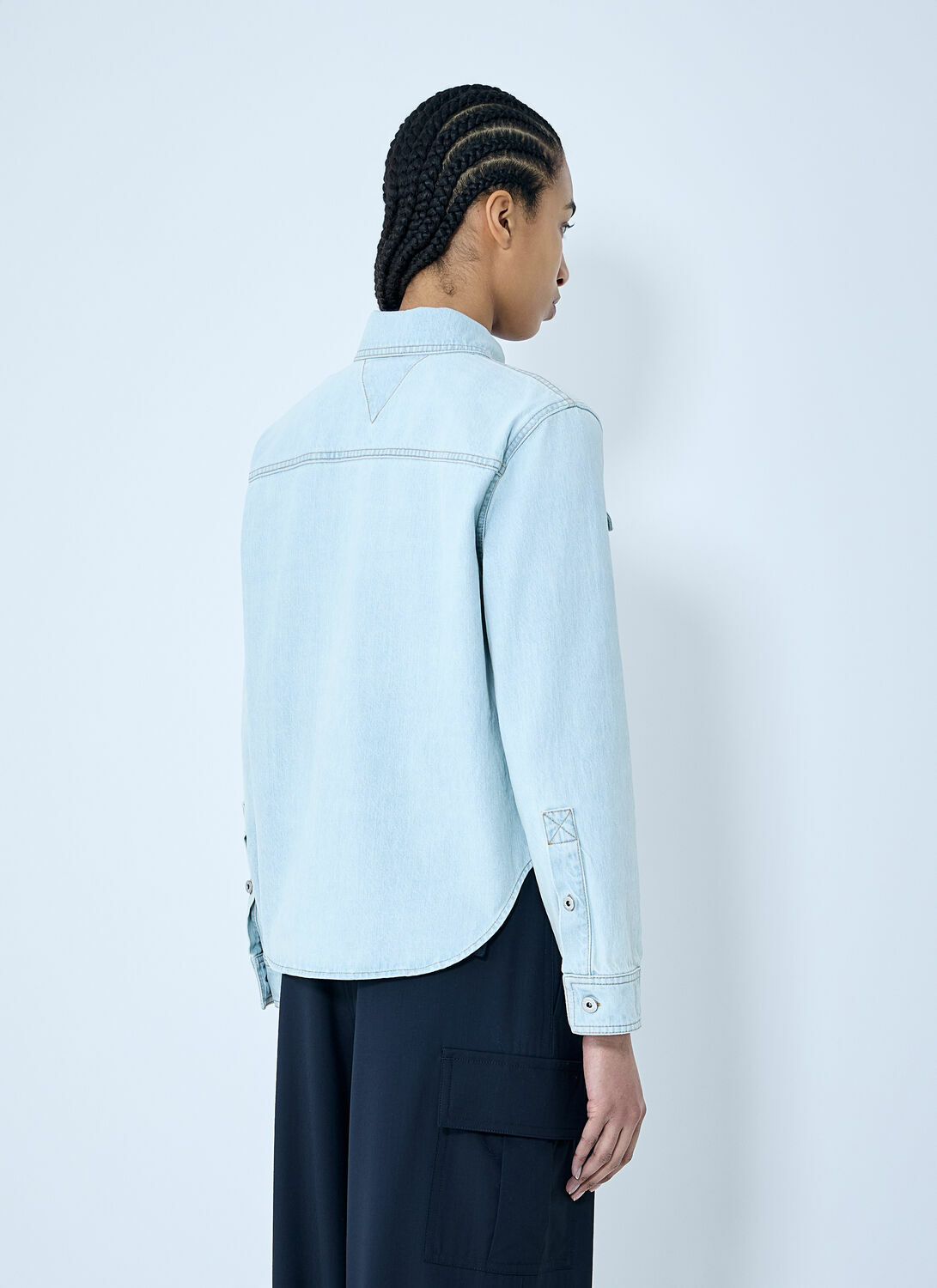 Bottega Veneta Extra Bleach Denim Shirt