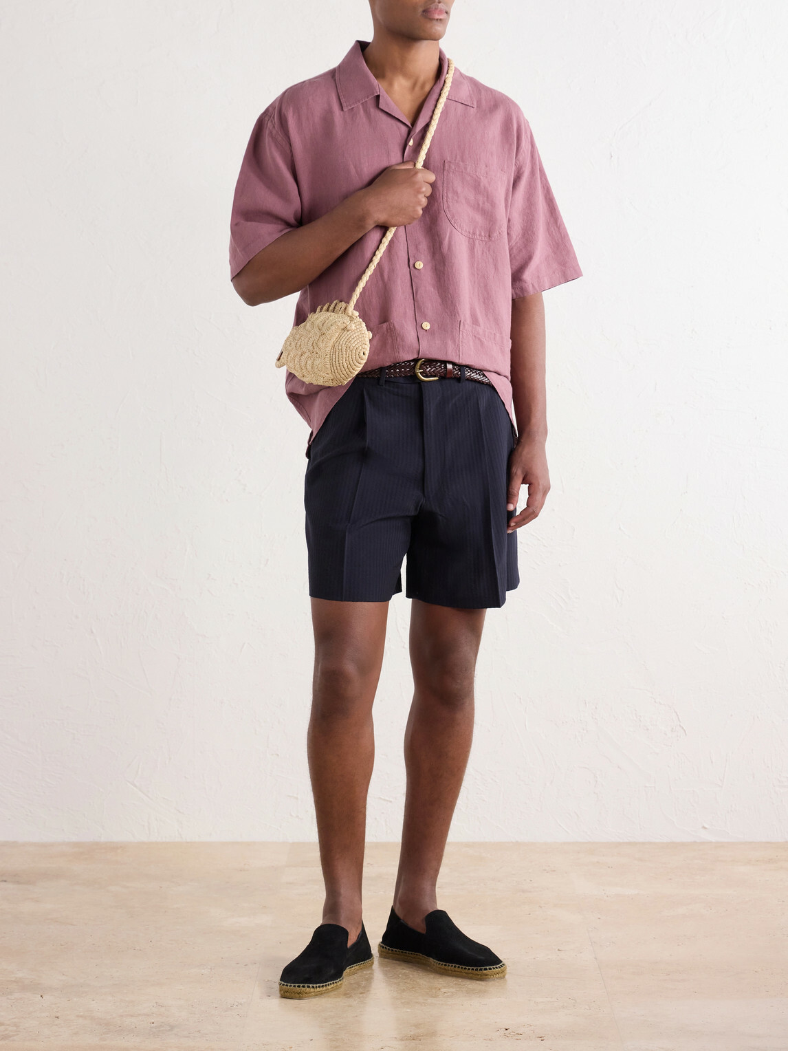Vilebrequin - Bogue Raffia Pouch - Neutrals
