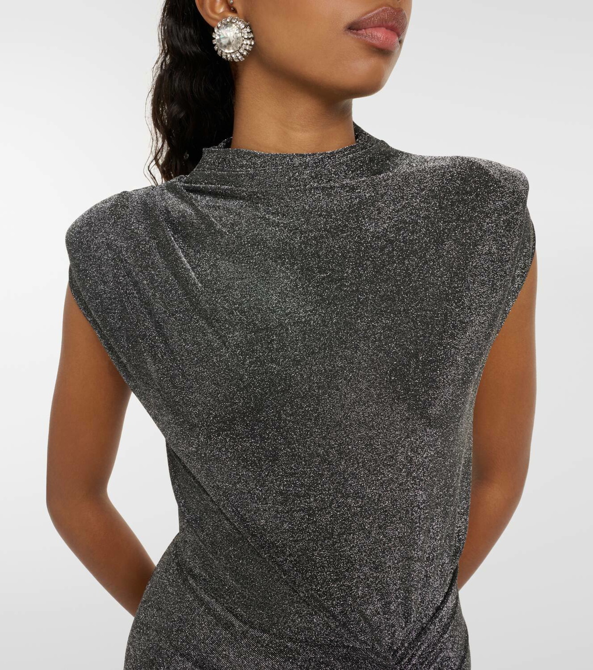Diane von Furstenberg Apollo metallic jersey maxi dress Diane von Furstenberg Diane von Furstenberg Apollo metallic jersey maxi dress Diane von Furstenberg