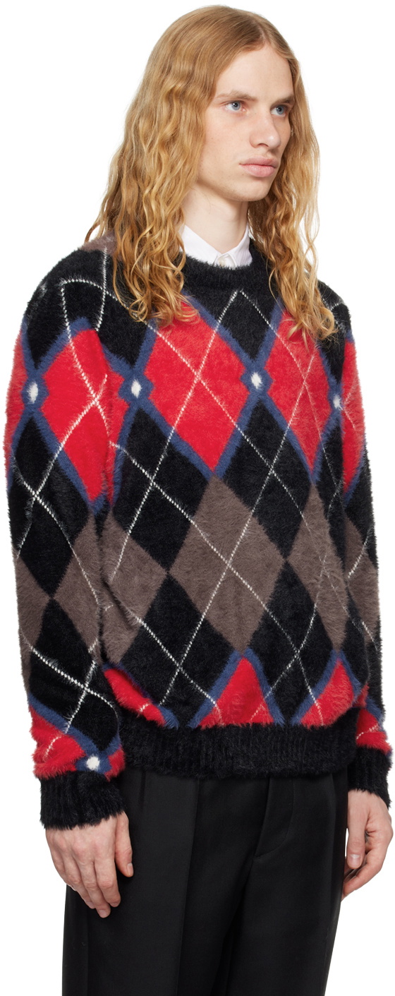 Charles Jeffrey LOVERBOY Multicolor Fluffy Gloves Sweater