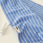 Tekla Fabrics Tekla Organic Terry Hand Towel in Clear Blue Stripes