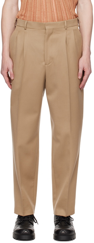 Photo: Steven Passaro SSENSE Exclusive Beige Trousers