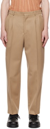Steven Passaro SSENSE Exclusive Beige Trousers