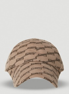 Balenciaga - BB Monogram Baseball Cap in Beige