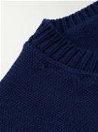 Incotex - Slim-Fit Cotton Sweater - Blue