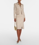 Elie Saab Sequined tweed jacket