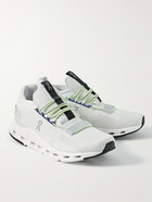 ON - Cloudnova Rubber-Trimmed Mesh Running Sneakers - White