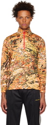 PALMER Orange Printed Sweater