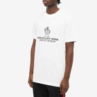 Moncler Men's Genius Centre Logo T-Shirt in White