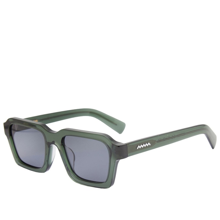 Photo: Brain Dead Staunton Sunglasses in Green Smoke