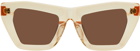 PROJEKT PRODUKT Beige Rejina Pyo Edition RP-08 Sunglasses