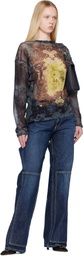 Jean Paul Gaultier Multicolor 'The Oversized Médaillon' T-shirt